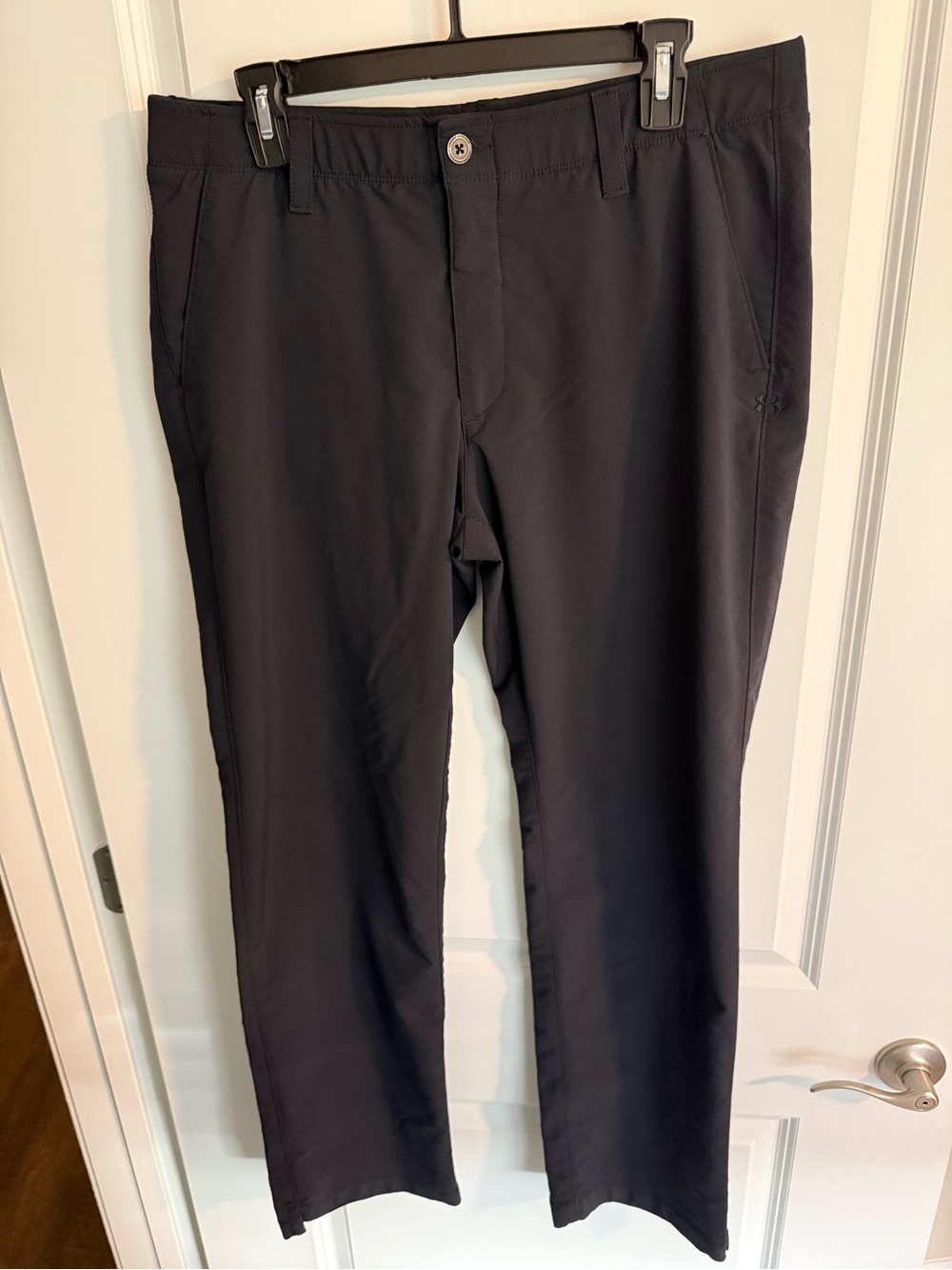 Men's Black Golf Pants - Under Armour - Picture 2 of 7